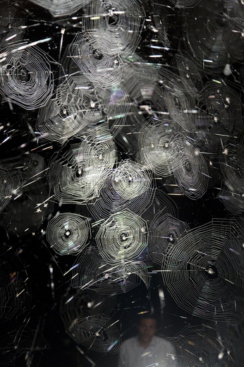 Tomás Saraceno, How to Entangle the Universe in a Spider Web  © Photography by Studio Tomás Saraceno, 2017